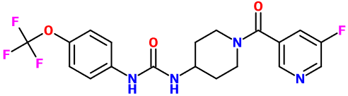 (image for) MC080083 1-(1-(5-Fluoronicotinoyl)piperidin-4-yl)-3-(4-(trifluoromethoxy)phenyl)urea